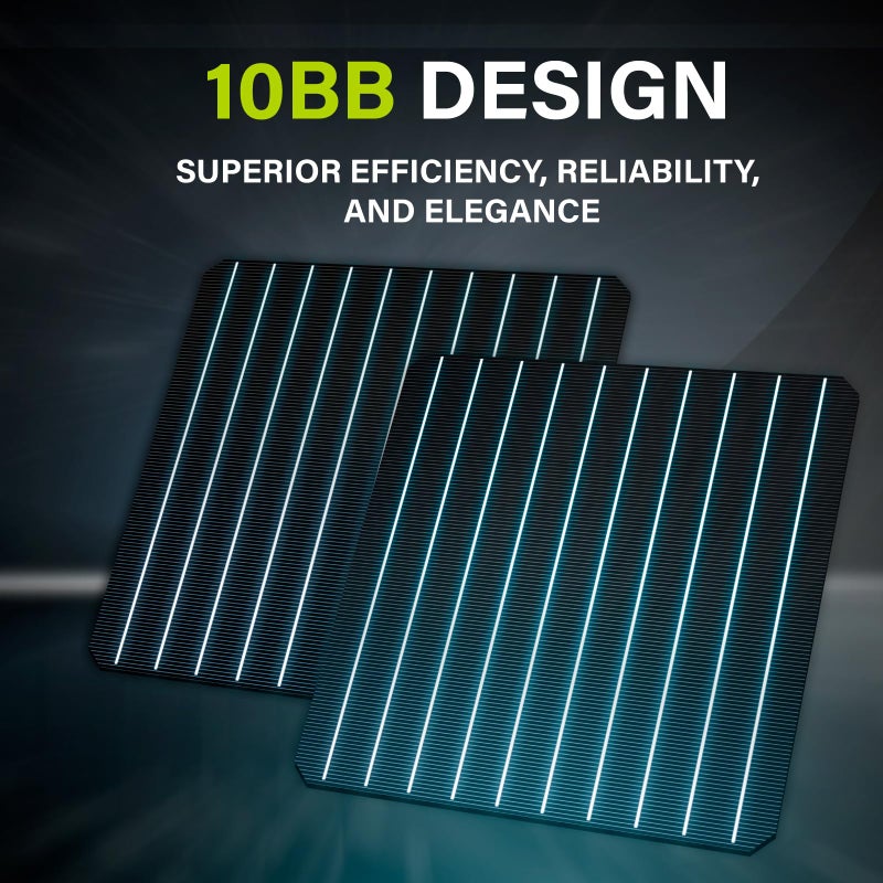 Newpowa 10W(Watts) 12V(Volts) Monocrystalline 10BB Solar Panel High-Efficiency PV Module Power for Boat RV Gate Opener Fences - Image 5